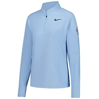 Women's Nike  Light Blue Arnold Palmer Invitational Tour Performance Quarter-Zip Pullover