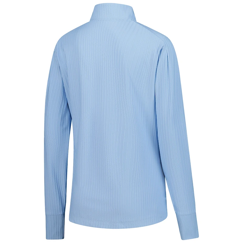 Women's Nike  Light Blue Arnold Palmer Invitational Tour Performance Quarter-Zip Pullover