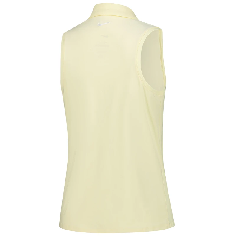 Polo sans manches Nike jaune Arnold Palmer Invitational Victory Performance pour femme