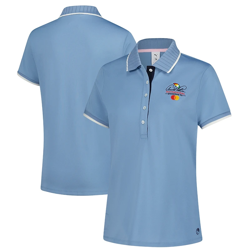 Polo piqué Arnold Palmer Invitational bleu Puma pour femme
