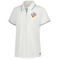 Polo piqué Puma crème Arnold Palmer Invitational pour femme