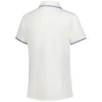 Polo piqué Puma crème Arnold Palmer Invitational pour femme
