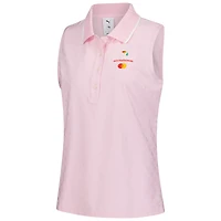 Polo sans manches Puma Arnold Palmer Invitational Jacquard dryCELL rose pour femme