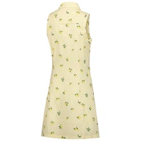 Women's Puma  Yellow Arnold Palmer Invitational Lemons Woven Dress