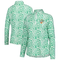 Pull zippé à quart de tour Ava imprimé géométrique Arnold Palmer Invitational Smith & Quinn pour femme