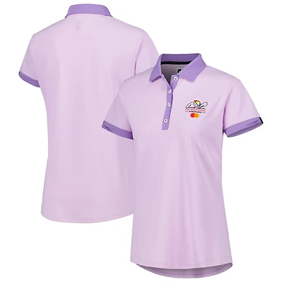 Polo FootJoy Violet Arnold Palmer Invitational Color Block pour femme
