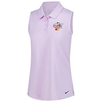 Polo Nike sans manches Performance Arnold Palmer Invitational Victory pour femme, lavande