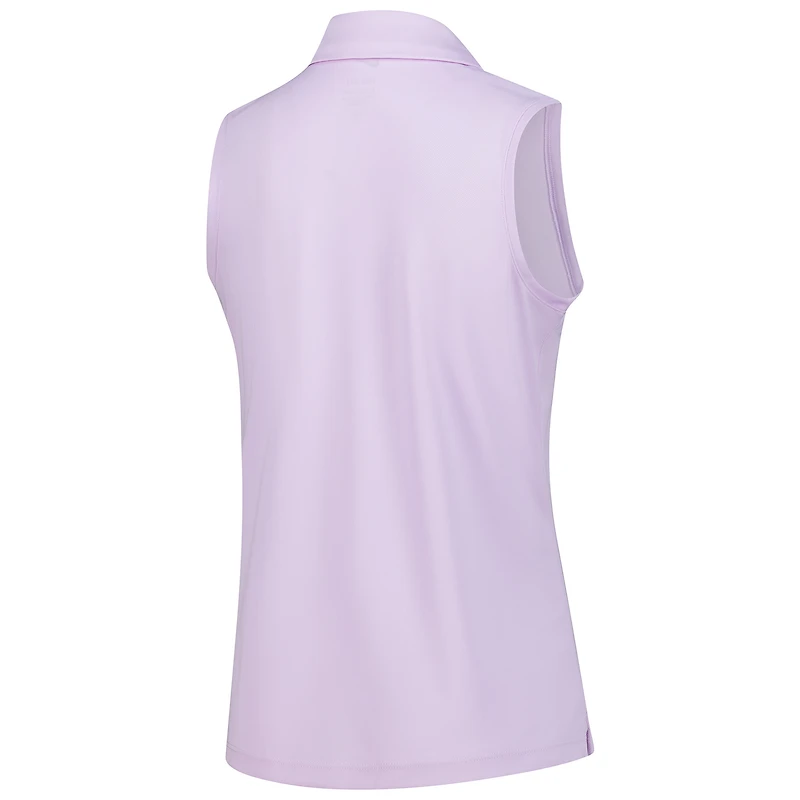 Women's Nike Lavender Arnold Palmer Invitational Victory Sleeveless Performance Polo