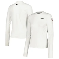 Haut à manches longues Nike Arnold Palmer Invitational UV Victory imprimé Performance pour femme blanc