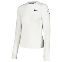 Haut à manches longues Nike Arnold Palmer Invitational UV Victory imprimé Performance pour femme blanc