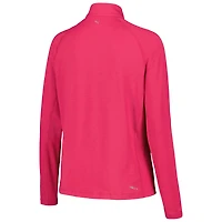Veste rose Puma Arnold Palmer Invitational YOU-V Raglan Quarter-Zip pour femme