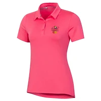 Women's Under Armour  Pink Arnold Palmer Invitational T2 Green Polo