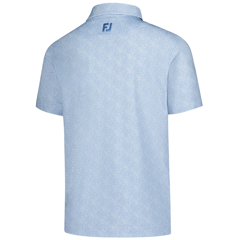 Youth FootJoy Light Blue Arnold Palmer Invitational Speckle Print Polo