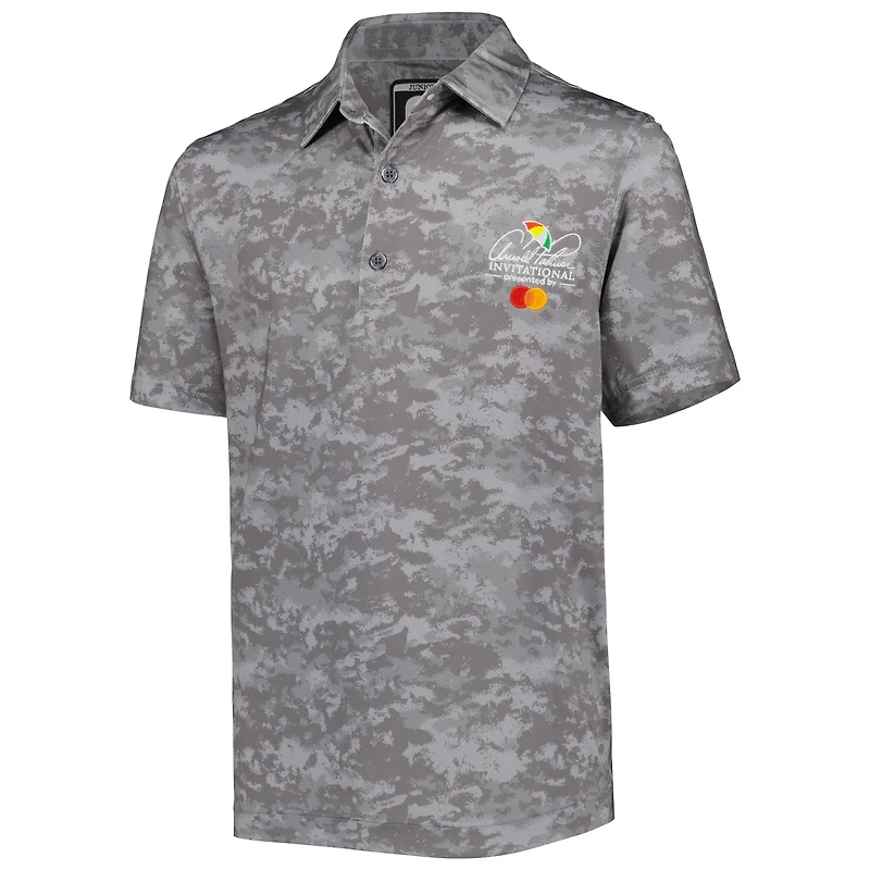 Youth FootJoy Gray Arnold Palmer Invitational Cloud Camo ProDry Golf Polo