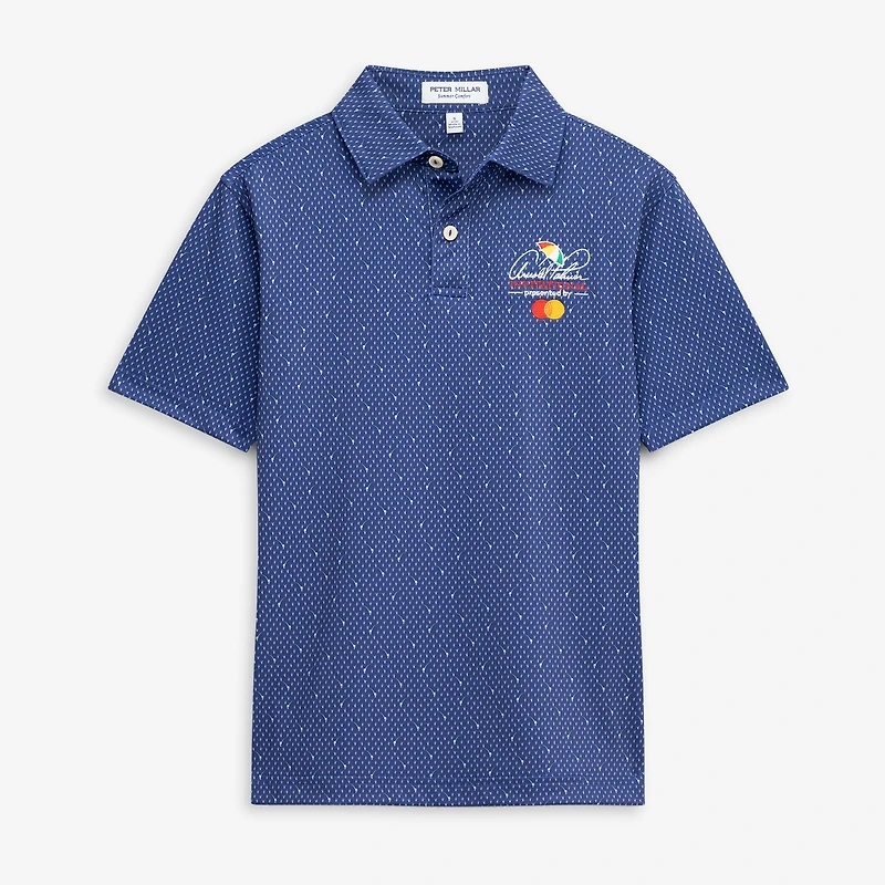 Youth Peter Millar Navy Arnold Palmer Invitational The Rough Performance Jersey Polo