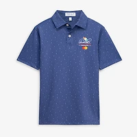 Youth Peter Millar Navy Arnold Palmer Invitational The Rough Performance Jersey Polo