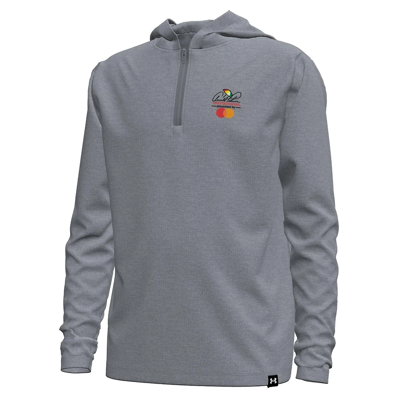 Youth Under Armour Heather Gray Arnold Palmer Invitational Quarter-Zip Hoodie