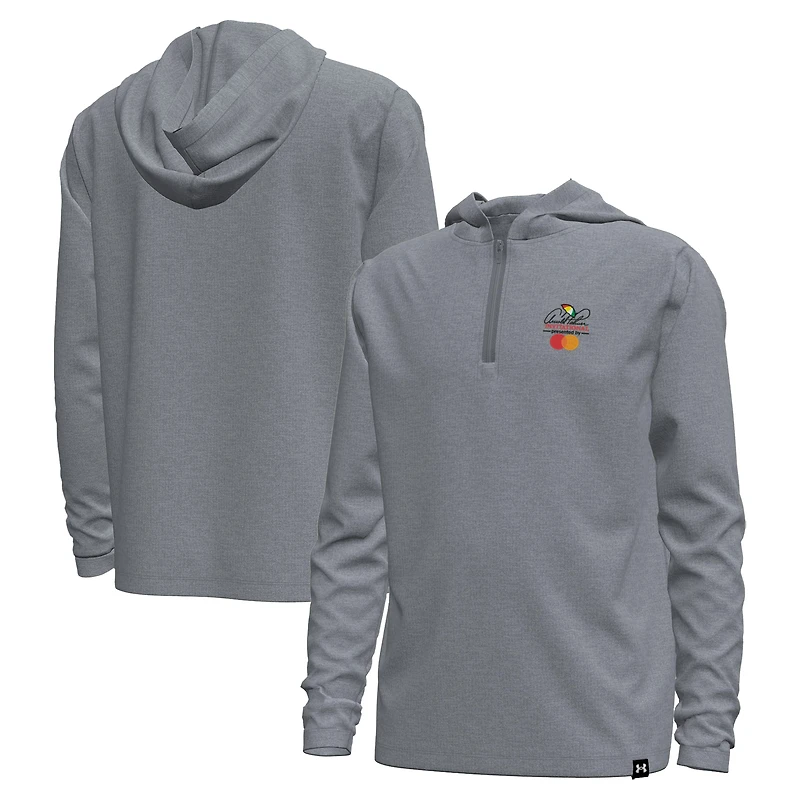 Youth Under Armour Heather Gray Arnold Palmer Invitational Quarter-Zip Hoodie