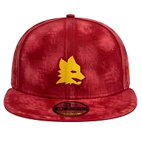 Men's New Era Red AS Roma Tie-Dye 9FIFTY Snapback Hat