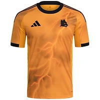 Men's adidas Orange AS Roma 2025/26 Away Replica Jersey