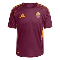 Men's adidas Red AS Roma 2025/26 Home Authentic Jersey
