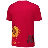 T-shirt adidas rouge AS Roma Culturewear Graphic pour homme