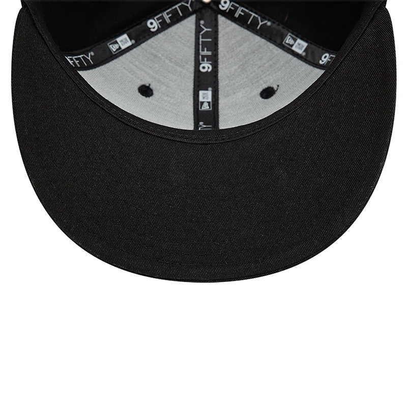 Men's New Era Black AS Roma Lupetto 9FIFTY Snapback Hat