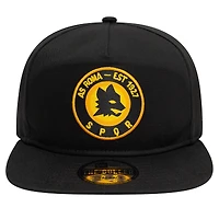 Men's New Era  Black AS Roma SPQR Golfer Snapback Hat