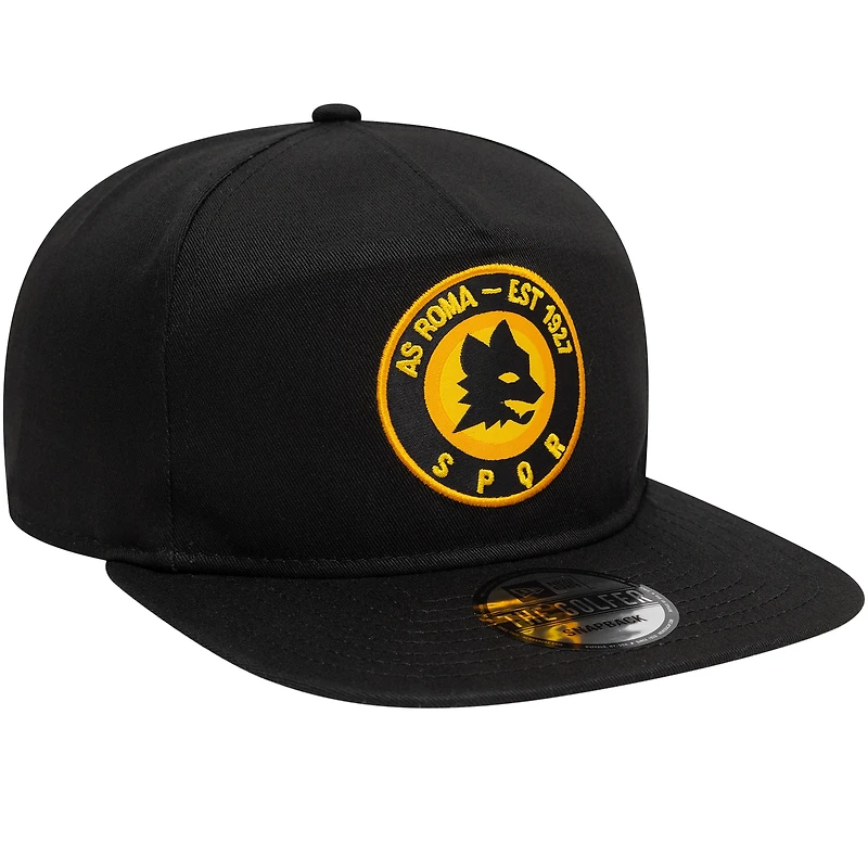 Men's New Era  Black AS Roma SPQR Golfer Snapback Hat