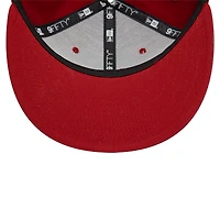 Casquette Snapback AS Roma Core 9FIFTY New Era rouge pour homme