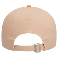 Women's New Era Pink AS Roma Wordmark 9FORTY Adjustable Hat