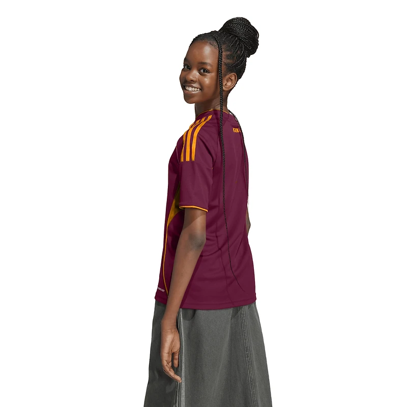 Youth adidas Red AS Roma 2025/26 Home Replica Jersey