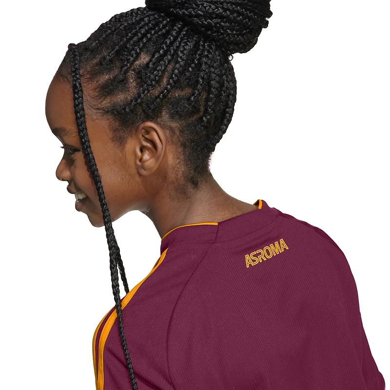 Youth adidas Red AS Roma 2025/26 Home Replica Jersey