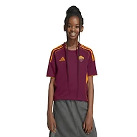 Youth adidas Red AS Roma 2025/26 Home Replica Jersey