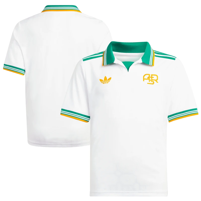 Youth adidas White AS Roma 2025/26 Third Replica Jersey