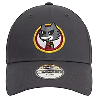 Youth New Era Gray AS Roma Romolo 9FORTY Adjustable Hat