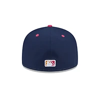 Casquette ajustée 59FIFTY dorée pour homme New Era Asheville Tourists Theme Nights