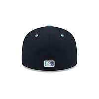 Casquette ajustée 59FIFTY bleu marine pour homme, thème Asheville Tourists, New Era
