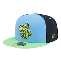Men's New Era  Blue/Navy Asheville Tourists Minor League Theme Nights 59FIFTY Fitted Hat