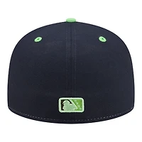 Men's New Era  Blue/Navy Asheville Tourists Minor League Theme Nights 59FIFTY Fitted Hat