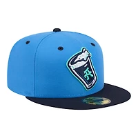 Men's New Era  Blue Asheville Tourists Minor League Theme Nights 59FIFTY Fitted Hat