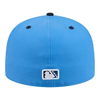 Casquette ajustée New Era bleue pour homme Asheville Tourists Minor League Theme Nights 59FIFTY
