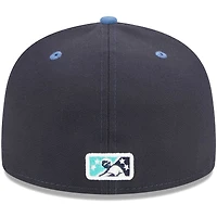 Casquette ajustée 59FIFTY New Era pour homme bleu marine Asheville Tourists Theme Nights Beer City