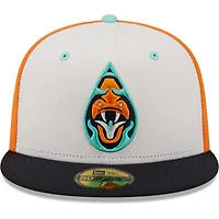 Casquette ajustée 59FIFTY Yacumamas De Asheville Copa La Diversion New Era pour homme, blanc/noir