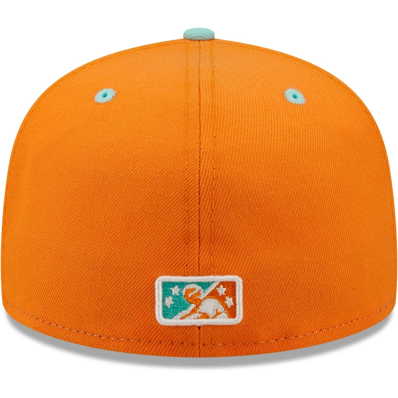 Casquette ajustée 59FIFTY Yacumamas De Asheville Copa La Diversion New Era pour homme, blanc/noir