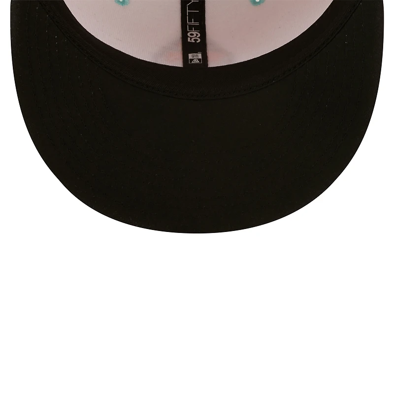 Casquette ajustée 59FIFTY Yacumamas De Asheville Copa La Diversion New Era pour homme, blanc/noir