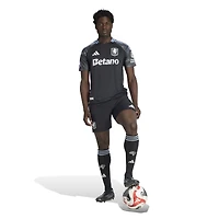 Men's adidas  Black Aston Villa 2025/26 Away Authentic Jersey