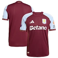 Men's adidas  Claret Aston Villa 2025/26 Home Authentic Jersey