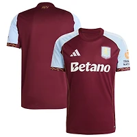 Men's adidas  Claret Aston Villa 2025/26 Home Replica Jersey