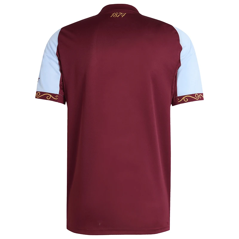 Maillot adidas Claret Aston Villa Domicile 2025/26 Réplique pour Homme